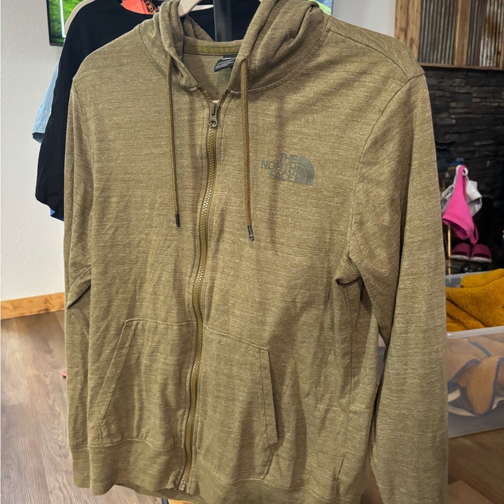 The North Face Brown Zip-Up Hoodie